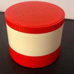 Vtg Aladdin Model 7000 Plastic Red Insulated Food Storage Container Twist Lid